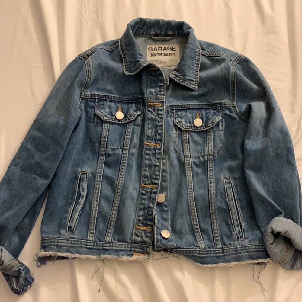 Distressed Jean Jacket - Picture 2 of 4